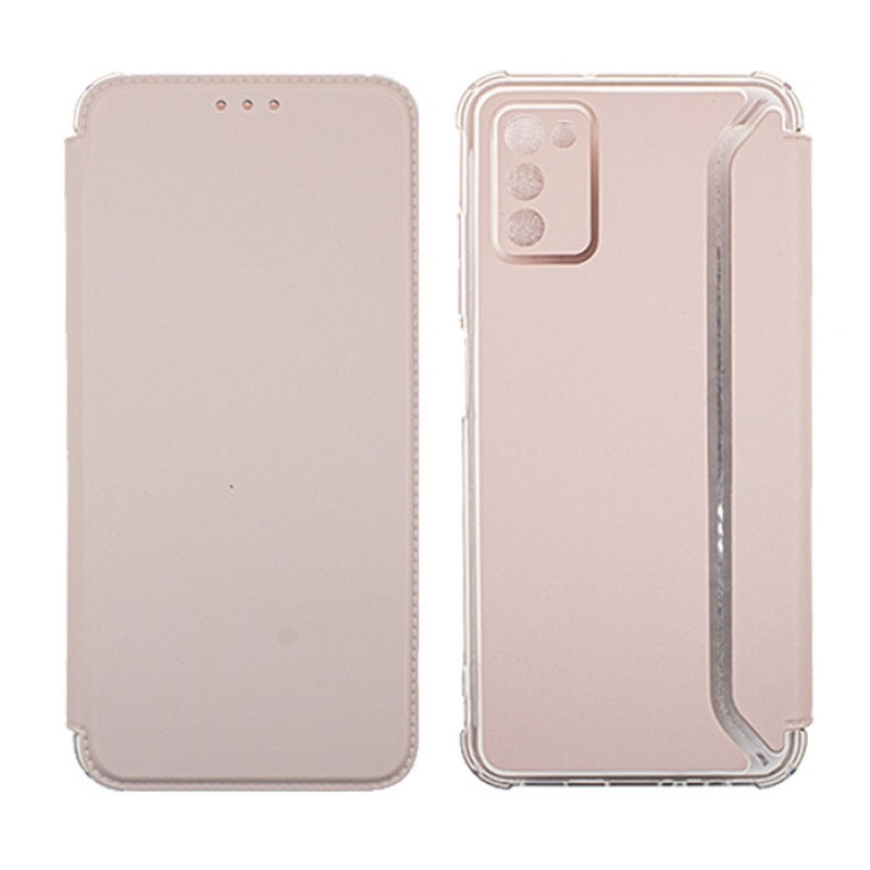 OEM New Elegance Book For Samsung Galaxy A03s - Color : Light Pink