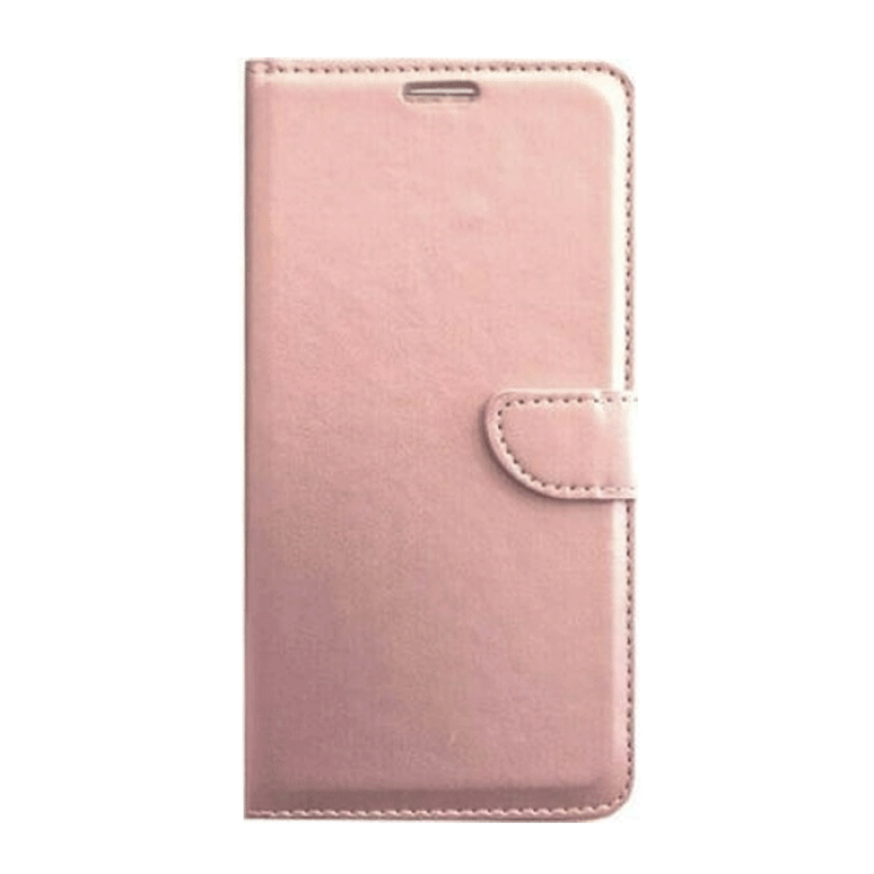 Leather Book Case with Clip For Xiaomi Poco X4 Pro 5G - Color:Rose Gold