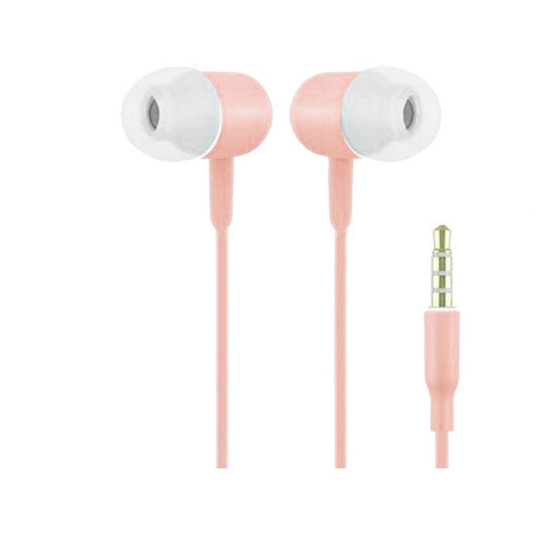 Moxom MX-EP55 Earbuds Handsfree  - Color : Pink