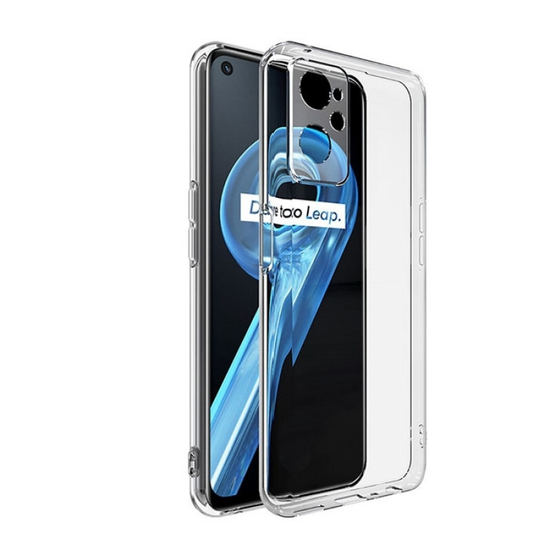 Anti Shock Silicone Back Case 1.5mm for Realme 9I - Color: Transparent