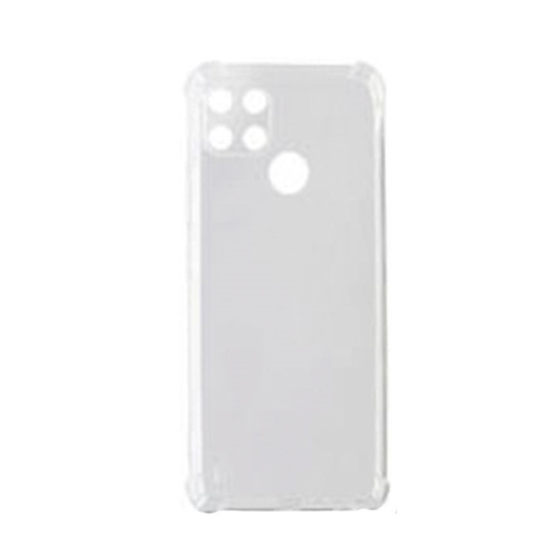 Anti Shock Silicone Back Case 1.5mm for Realme C21Y/C25Y - Color: Transparent