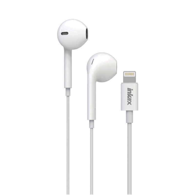 INKAX OE-01 In-ear Handsfree with 3.5mm Plug - Color: White