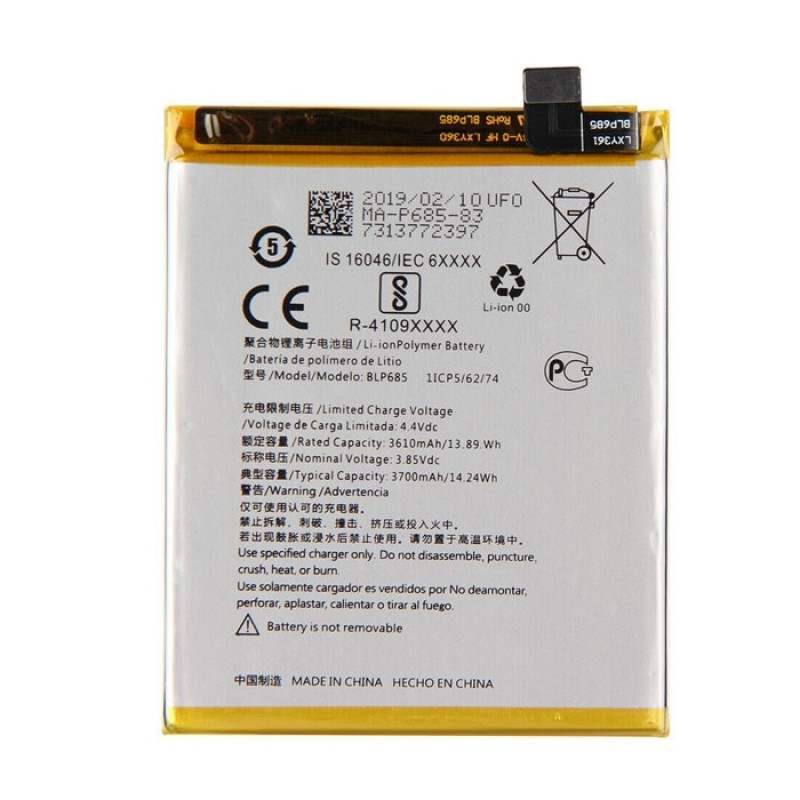 Battery Compatible Oneplus BLP685 for Oneplus 6T - 3700mAh