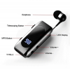 Bluetooth Borofone K58 Clip-On Retractable Headset - Color: Black