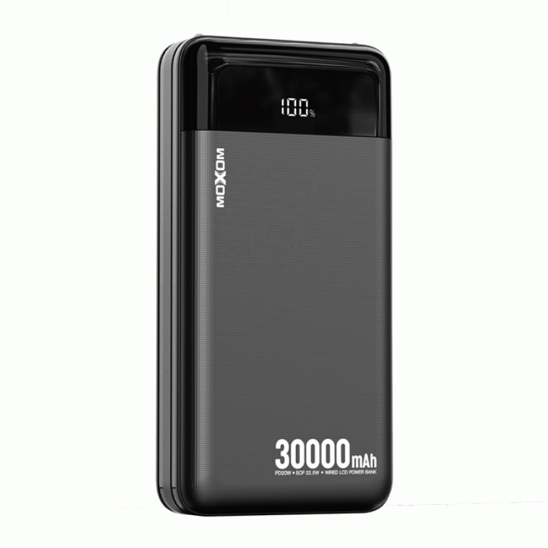 Moxom MX-PB65 Power Bank 30000mah - Color: Black