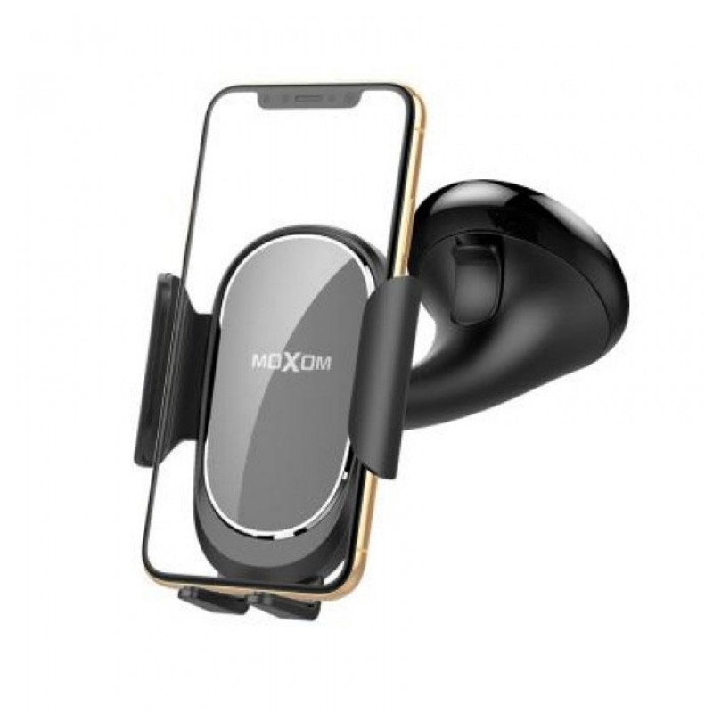 MOXOM MX-VS03 Mobile Car Mount with Adjustable Hooks - Color: Black