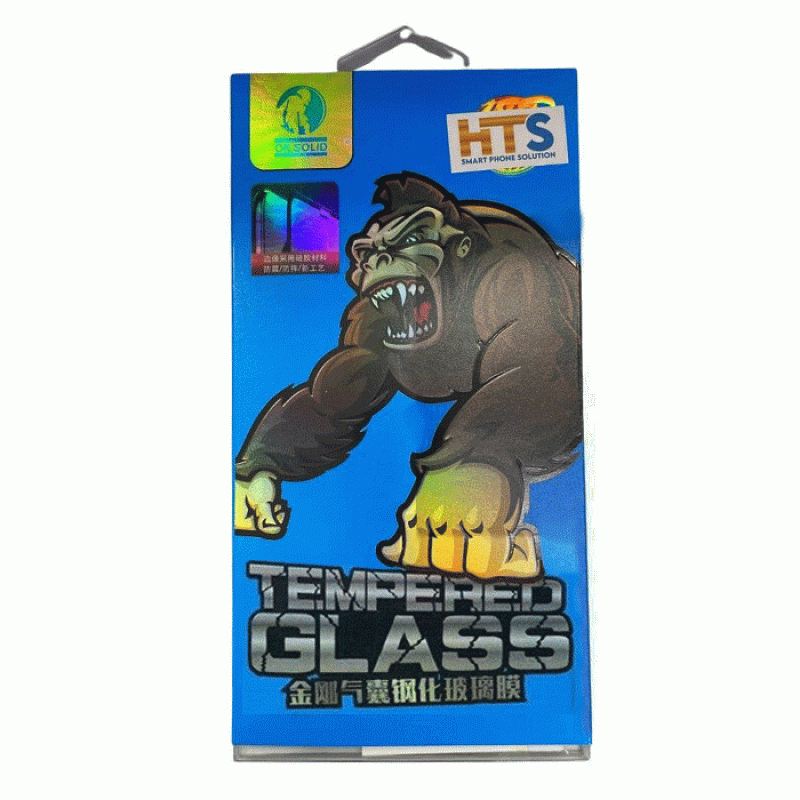 HTS  Tempered Glass 9H/18D Full Glue Full Cover Working Fingerprint for Huawei Honor 50/Nova 9 - colour black