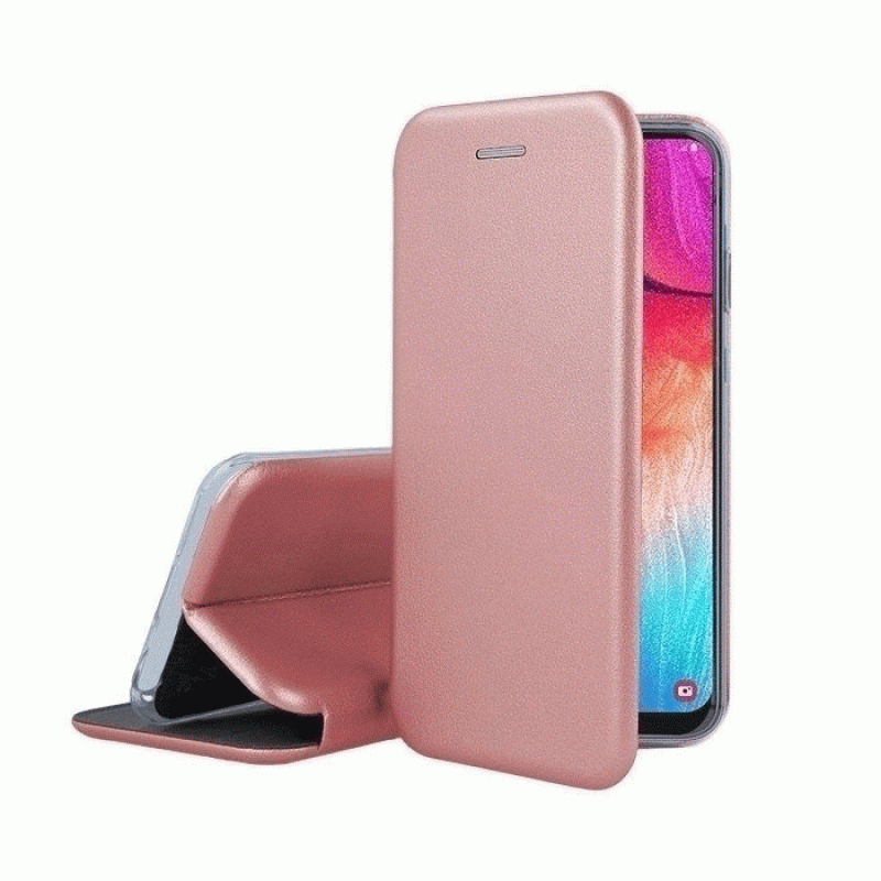 OEM  Smart Magnet Elegance Book for Xiaomi REDMI 10C - color: Rose Gold