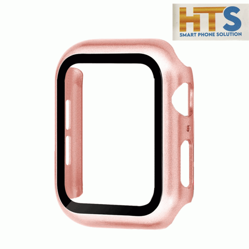 HTS 360 case with Tempered Glass for Apple Watch Series 8 41mm - colour pink