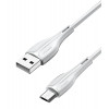 USAMS US-SJ232 U7 Charging Cable Micro USB 1M - Color:White