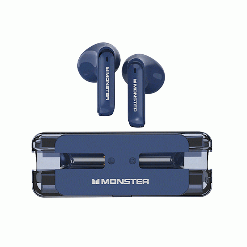 Monster XKT08 Earbud Bluetooth Handsfree -Color: Black