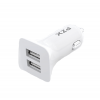 PZX Car Charger C901 2 USB Ports 3A - Color: White