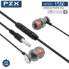 Pzx 1580 3.5 MM in-Ear 1.2 M Wired Earphone - Color: Black