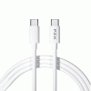 PZX V192C charging cable and data transfer  20W Type-C To Type-C 1M - colour: white