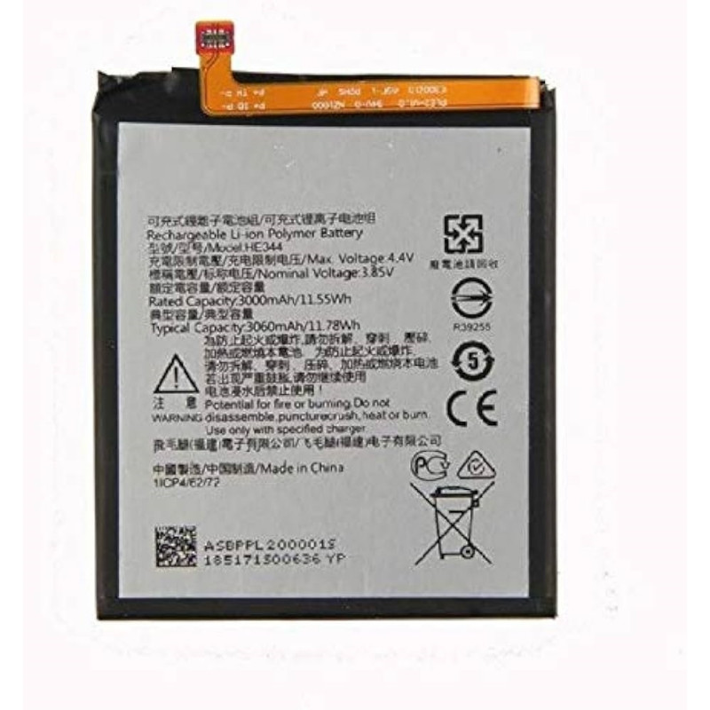 Oen battery for Nokia HE344 3000 mAh bulk