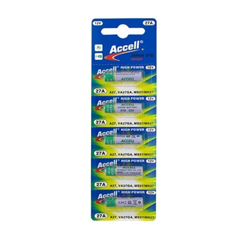 Accell 12V 27A High Power Battery - Pack of 5