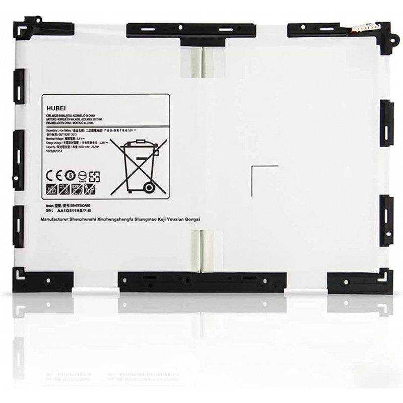 Compatible Battery EB-BT550ABE EB-BT550ABA EB-BT550 For Samsung Galaxy Tab A 9.7" SM-T550 SM-P550(WiFi) SM-T555 SM-P555(3G, 4G/LTE&WiFi) SM-T555C SM-P351 (3.8V 22.8Wh 6000mAh)