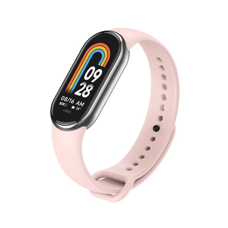 Silicone strap for Xiaomi Mi Band 8 - Rose