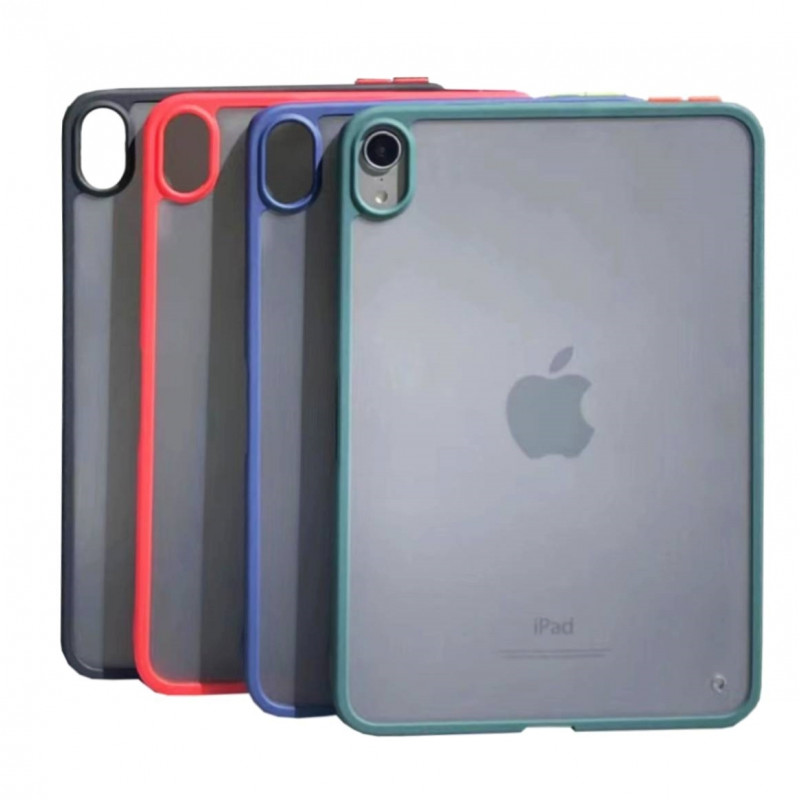 Matte Shockproof Bumper Hard Protective Back Cover Case For Samsung Galaxy S6 Lite - Color: Blue