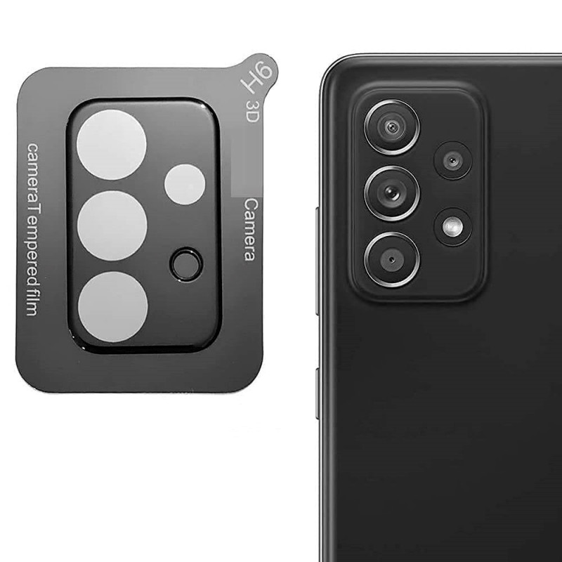 Lens Shield Full Camera Glass για Xiaomi Redmi Note 13 Pro Plus 5g - Χρώμα: Μάυρο