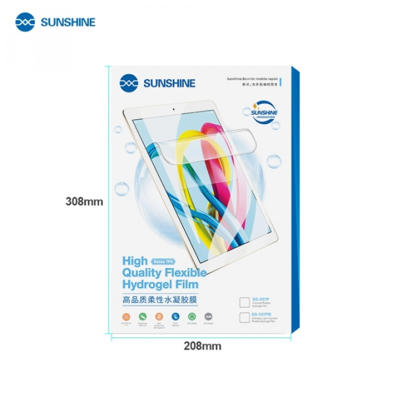 Sunshine Hydrogel Film For Tablet - iPad/ Μεμβράνη Προστασίας Υδρογέλης για ταμπλετ