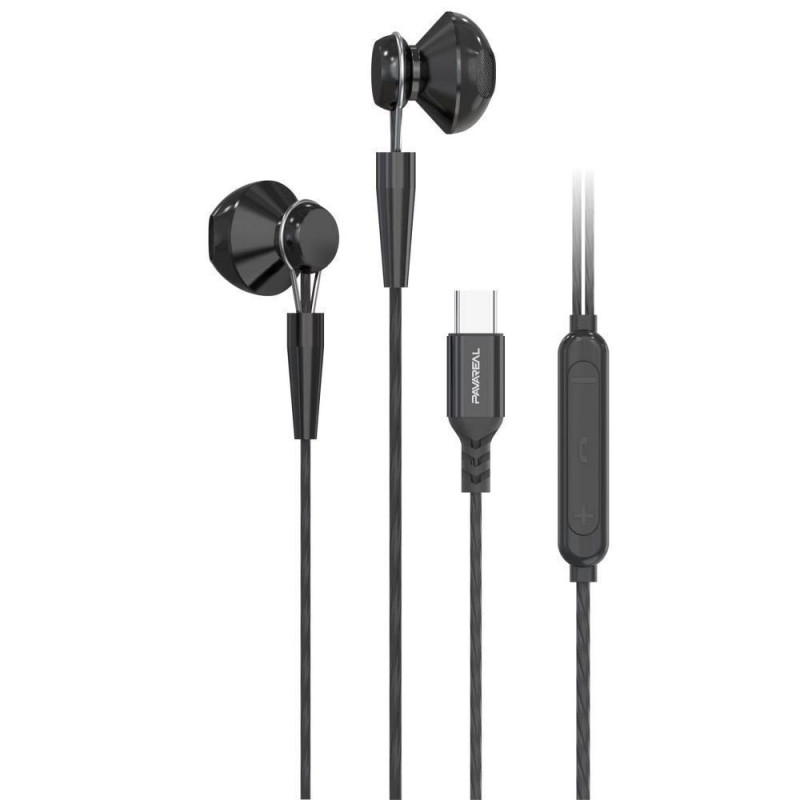 Pavareal Pa-m10c In-ear Handsfree with USB-C Connector Black