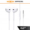 Moxom MX-EP29  Jack  3.5mm Wired In Ear Earphone With Microphone  - White