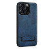 COBLUE CBSA24 LEATHER INCLUSIVE ANTI DROP STAND PHONE CASE FOR APPLE IPHONE 12/12 PRO - BLUE