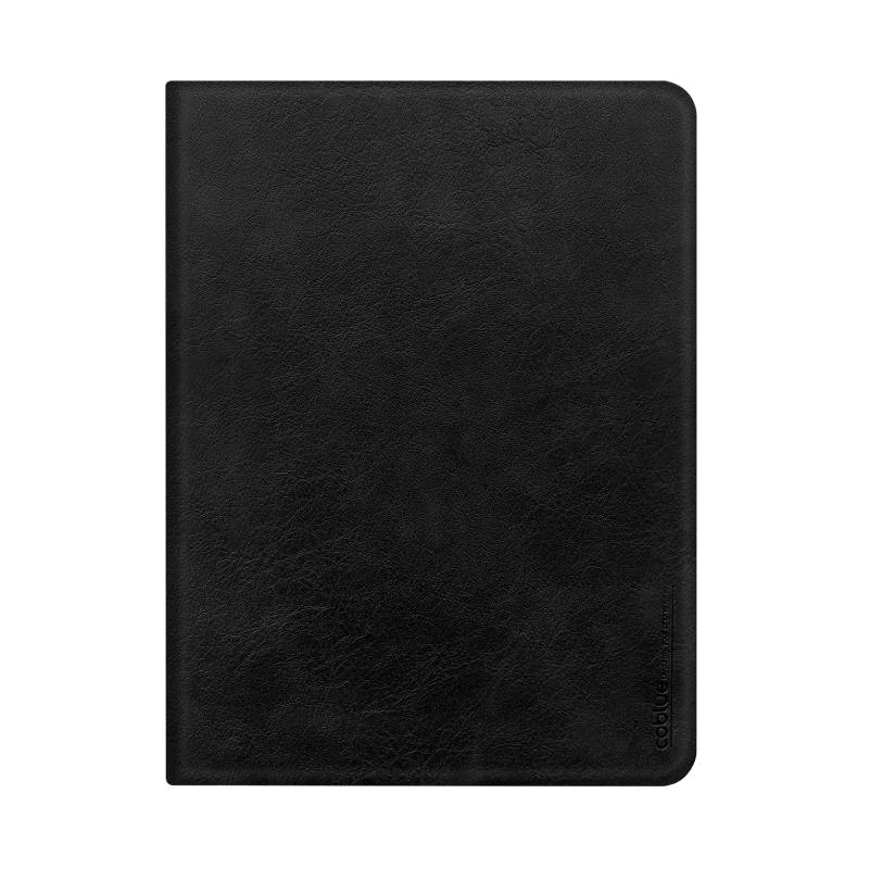 COBLUE CPB07 PLAIN LEATHER BRACKET CASE FOR APPLE IPAD AIR 13 2024 - BLACK