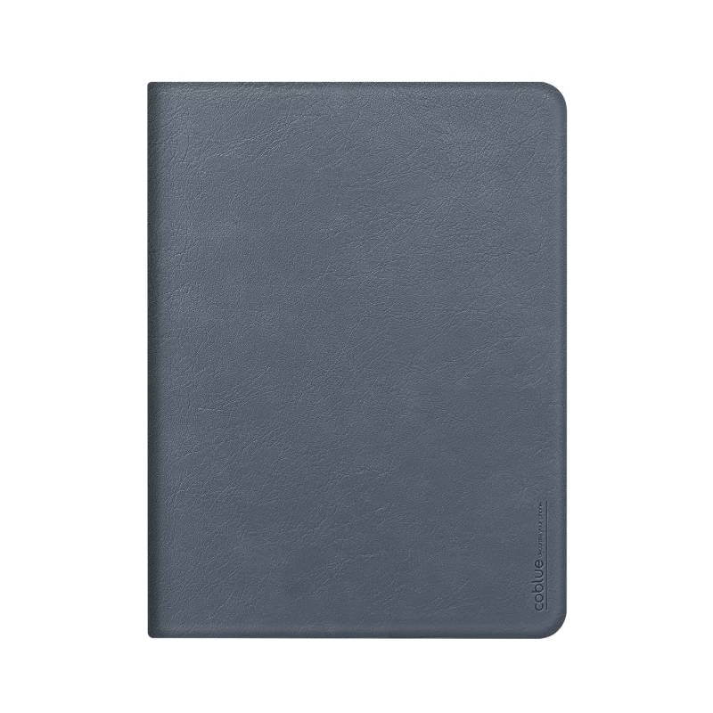 COBLUE CPB07 PLAIN LEATHER BRACKET CASE FOR APPLE IPAD AIR 11 2024 - GREY